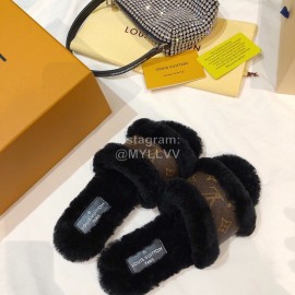 Lv Wool Slippers