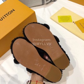 Lv Wool Slippers