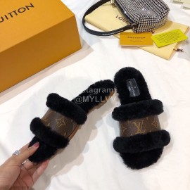 Lv Wool Slippers
