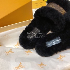 Lv Wool Slippers