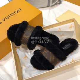 Lv Wool Slippers