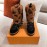 Lv Winter Plush Boots Black