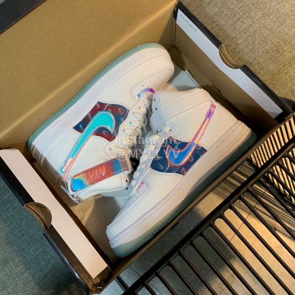 Lv Co Branded Nike High Top Sports Sneakers