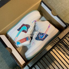 Lv Co Branded Nike High Top Sports Sneakers