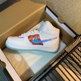 Lv Co Branded Nike High Top Sports Sneakers