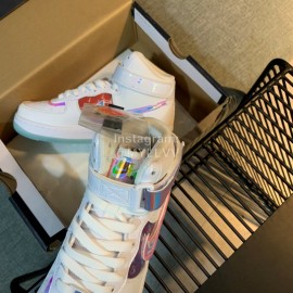 Lv Co Branded Nike High Top Sports Sneakers