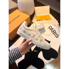 Lv Classic Silk Embroidery Casual Shoes