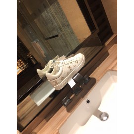 Lv Classic Silk Embroidery Casual Shoes