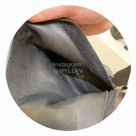 Lv Autumn Winter New Thick Heel Thick Soled Boots Brown