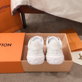 Lv Classic Embossed Casual Shoes White