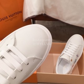Lv Classic Embossed Casual Shoes White