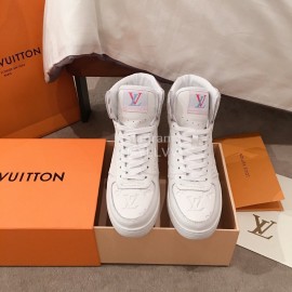 Lv Classic Embossed High Top Casual Shoes For Women