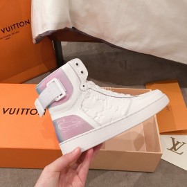 Lv Classic Embossed High Top Casual Shoes For Women