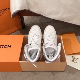 Lv Classic Embossed High Top Casual Shoes For Women