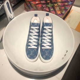 Lv Winter Wool Boots For Women Blue