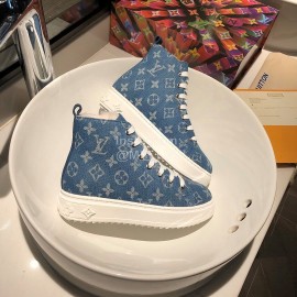 Lv Winter Wool Boots For Women Blue