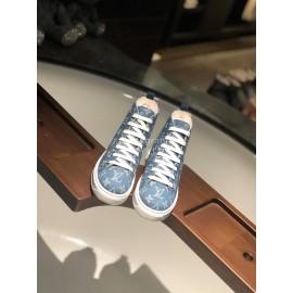 Lv Winter Wool Boots For Women Blue