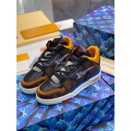 Lv Autumn Winter Calf Sneakers For Men