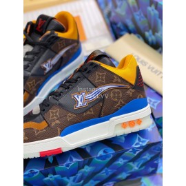 Lv Autumn Winter Calf Sneakers For Men