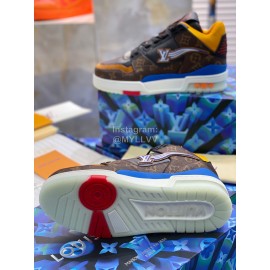 Lv Autumn Winter Calf Sneakers For Men