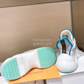 Lv Archlight Series Fashion Thick Bottom Sneakers Green