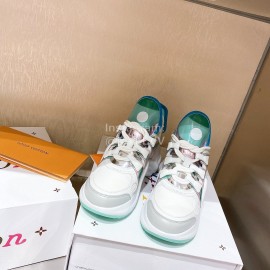 Lv Archlight Series Fashion Thick Bottom Sneakers Green