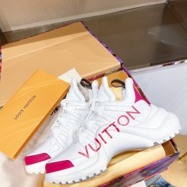 Lv Archlight Series Fashion Thick Bottom Sneakers White