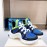 Lv Archlight Series New Blue Thick Bottom Sneakers