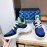 Lv Archlight Series New Blue Thick Bottom Sneakers