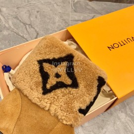 Lv Autumn Winter New Lamb Wool Boots Brown