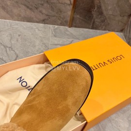 Lv Autumn Winter New Lamb Wool Boots Brown