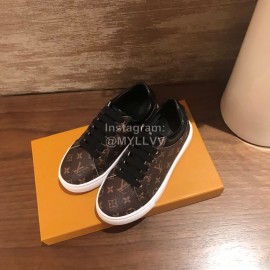 Lv Classic Print Casual Shoes For Women Coffee