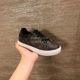 Lv Classic Print Casual Shoes For Women Coffee