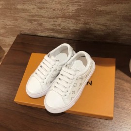 Lv Classic Print Casual Shoes For Women White