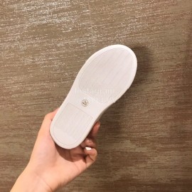 Lv Classic Print Casual Shoes For Women White