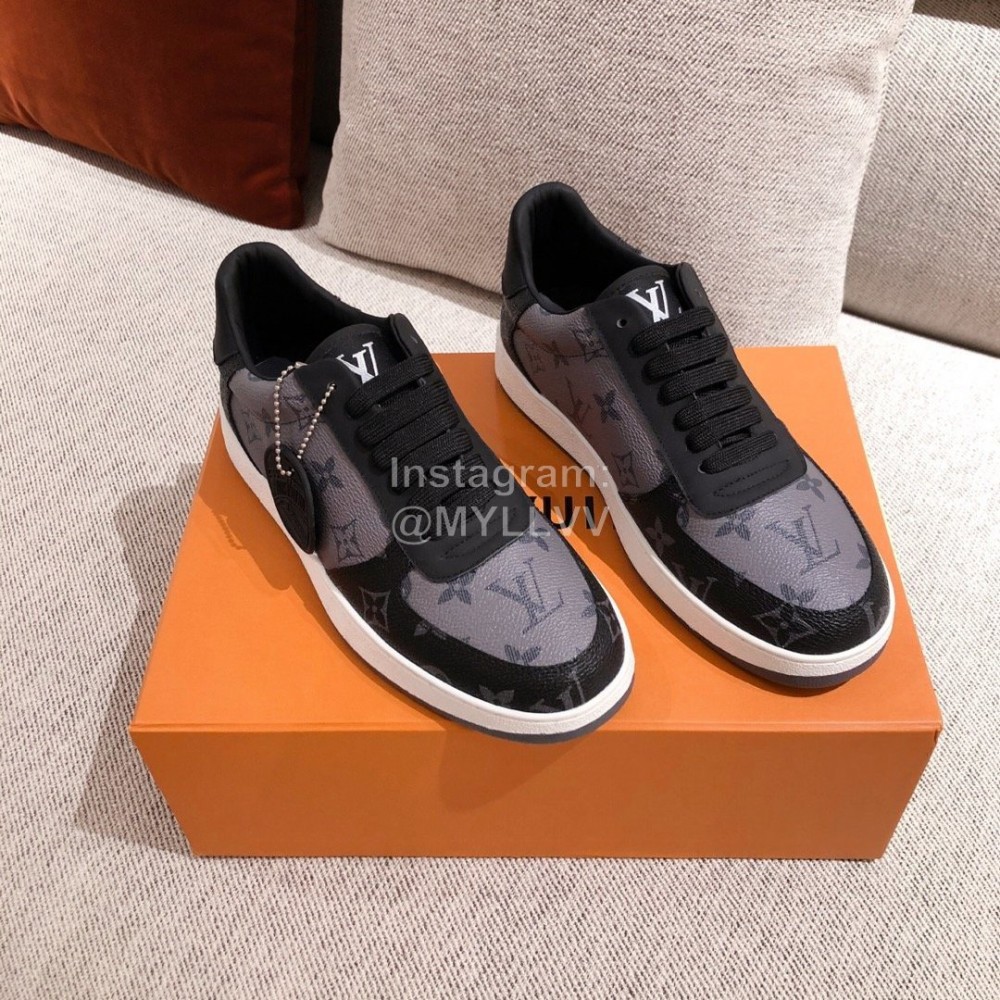 Lv Autumn Winter Gray Sneakers