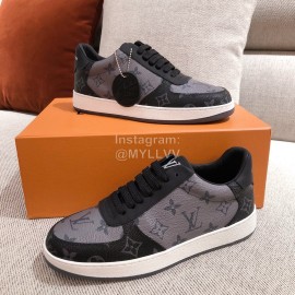 Lv Autumn Winter Gray Sneakers