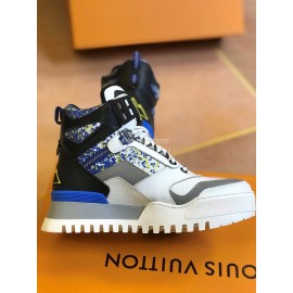 Lv Autumn Winter New Leisure High Top Martin Boots White