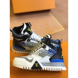 Lv Autumn Winter New Leisure High Top Martin Boots White