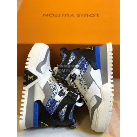 Lv Autumn Winter New Leisure High Top Martin Boots White