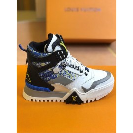 Lv Autumn Winter New Leisure High Top Martin Boots White