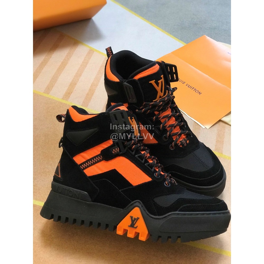 Lv Autumn Winter New Leisure High Top Martin Boots Orange