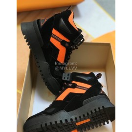 Lv Autumn Winter New Leisure High Top Martin Boots Orange