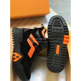 Lv Autumn Winter New Leisure High Top Martin Boots Orange