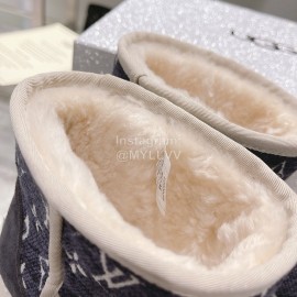 Lv Winter Wool Short Boots For Women Gray