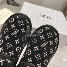 Lv Winter Wool Short Boots For Women Black