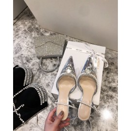 Mach Mach Fashion Transparent Pvc Pointed High Heel Scandals For Women