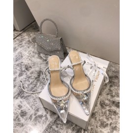 Mach Mach Fashion Transparent Pvc Pointed High Heel Scandals For Women