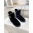 Mach Mach Winter Warm Wool Bow Boots For Women Black