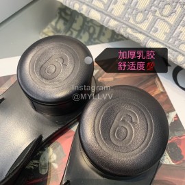 Maison Margiela Summer Calf Slippers For Women Black